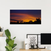 Poster Beau panorama de coucher de soleil (Bureau à domicile)
