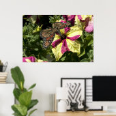 Poster Beau papillon éléphant (Bureau à domicile)