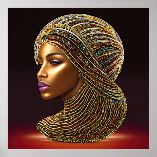 Poster Beau patrimoine africain : Histoire noire Art (Devant)