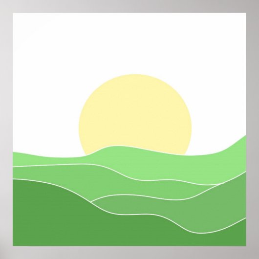 Poster beau paysage (Devant)