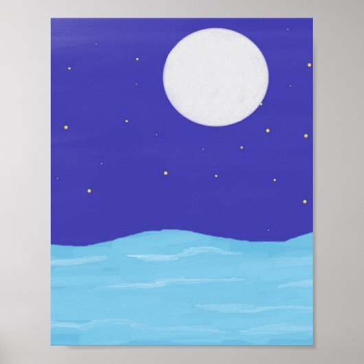 Poster beau paysage art (Devant)