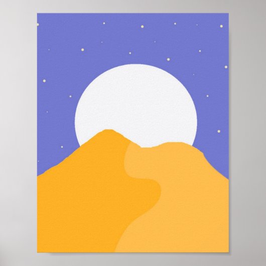 Poster beau paysage art (Devant)