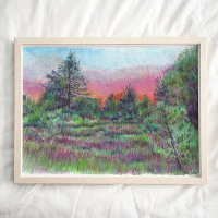 Beau paysage Art Arbres Art Imprimer