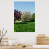 Poster Beau paysage avec des arbres (Cuisine)