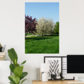 Poster Beau paysage avec des arbres (Bureau à domicile)