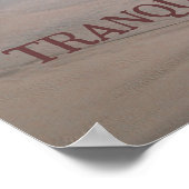 POSTER BEAU PAYSAGE TRANQUILIBRE (Coin)