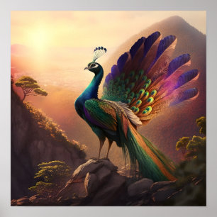 Poster Beau Peacock 4   Nature   Wall Art  