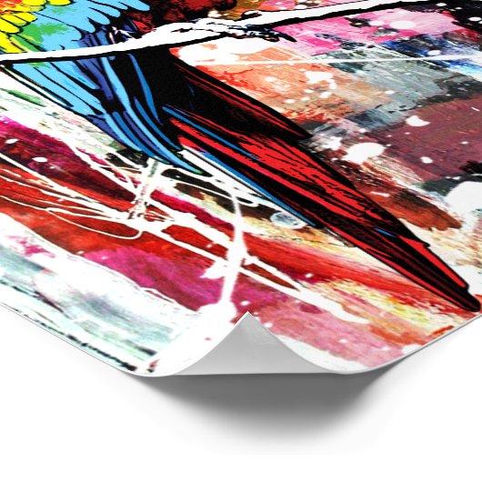 Poster Beau perroquet (Coin)