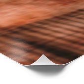 Poster Beau Petit Bâtiment Blanc Dans Golden Meadow (Coin)