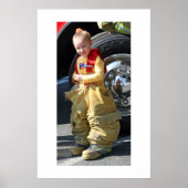 Poster Beau petit pompier (Devant)