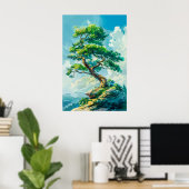 Poster Beau Pin (Bureau à domicile)