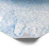 Poster beau pingouin peinture à l'aquarelle minimale (Coin)