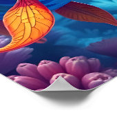 Poster Beau poisson tropical (Coin)