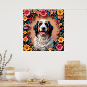 Poster Beau portrait de chien (Cuisine)