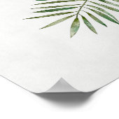 Poster Beau portrait de tête de léopard en aquarelle (Coin)