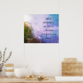 Poster Beau Psaume 67 Bénédiction sur nous (Cuisine)