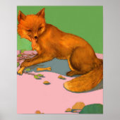 Poster beau renard (Devant)