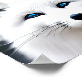 Poster Beau renard arctique (Coin)