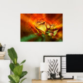 Poster Beau Rose (Bureau à domicile)