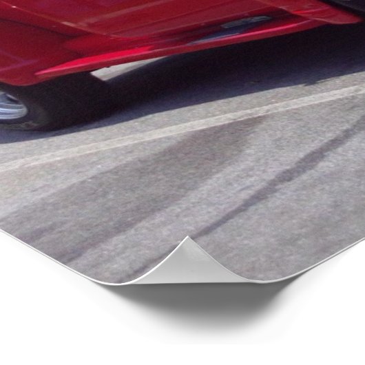 POSTER BEAU ROUGE (Coin)