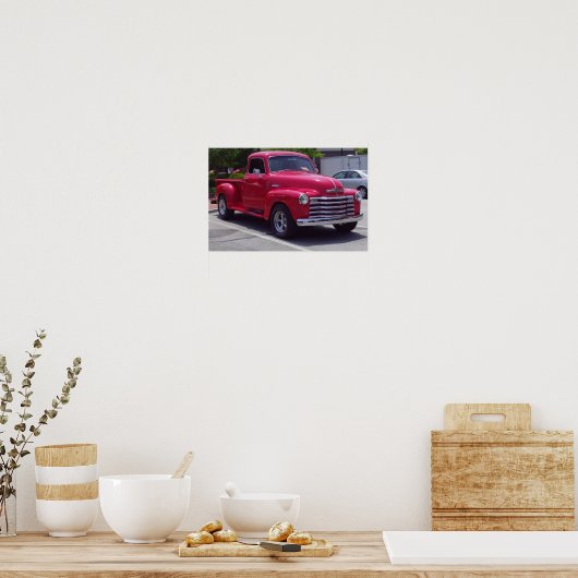 POSTER BEAU ROUGE (Cuisine)