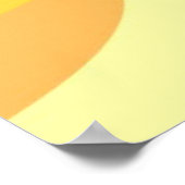 Poster beau soleil peinture abstraite (Coin)