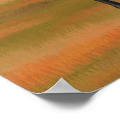 Poster Beau Stallion Cheval du Quartier Noir (Coin)