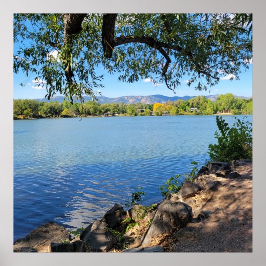 Poster Beau Summer's Day City Park Fort Collins CO (Devant)