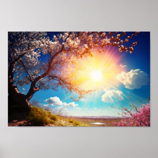 Poster Beau Sunny Bright Day Art (Devant)
