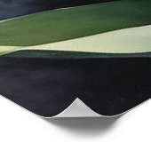 Poster Beau terrain de tulipe romantique (Coin)