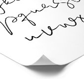 Poster Beau test d'alphabet de police (Coin)