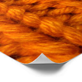 Poster beau tissu tricoté fait main jaune clair col (Coin)