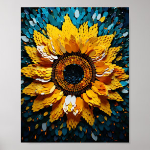 Poster Beau Tournesol Dune