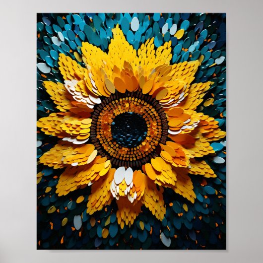Poster Beau Tournesol Dune (Devant)