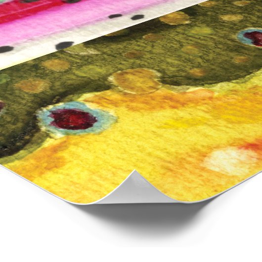 Poster Beau Trout Art (Coin)