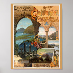 Poster Beau voyage de l'Irlande