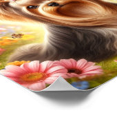 Poster beau Yorkshire Terrier (Coin)