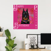 Poster Beauceron (Bureau à domicile)