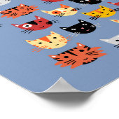 Poster Beaucoup de chats Kitty (Coin)