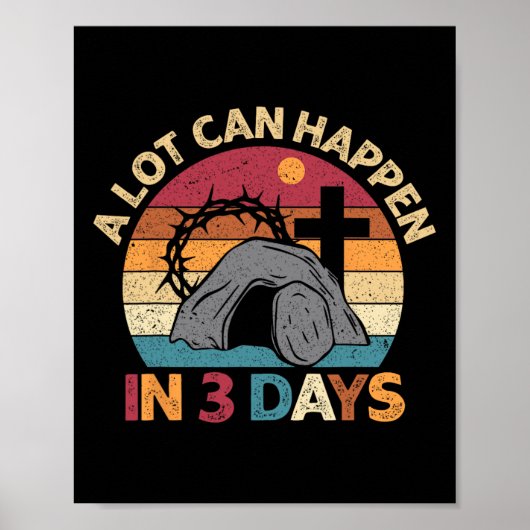 Poster Beaucoup De Choses Peuvent Arriver En 3 Jours Les (Devant)