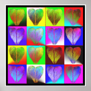 Poster beaucoup de coeurs brisés