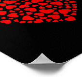 Poster Beaucoup de Coeurs Saint-Valentin Garçons Filles E (Coin)