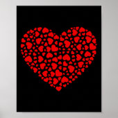 Poster Beaucoup de Coeurs Saint-Valentin Garçons Filles E (Devant)