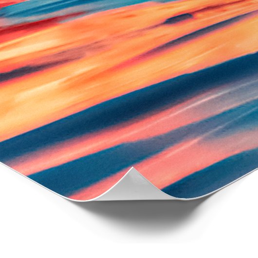 Poster Beaucoup de corail rose belle flamants sauvages en (Coin)