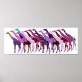 Poster Beaucoup de Giraffes Design 2 (Devant)