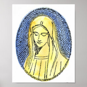 Poster Beaucoup de noms d'affiche de Mary