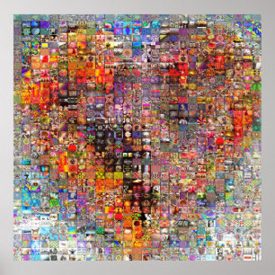 Poster Beaucoup de points de vue Un coeur Un amour