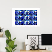 Poster Beaucoup d'eaux-de-vie dansantes (Bureau à domicile)