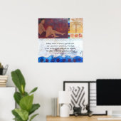 Poster Beaucoup d'eaux ne peuvent pas étancher l'amour, n (Bureau à domicile)