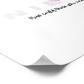 Poster Beaucoup meurent trop tard et quelques-uns trop tô (Coin)